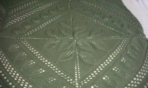 A Closer view of the pane joined at the leaf points.