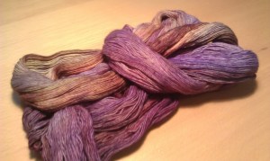 I am leaning towards the Frozen Leaves Shawl with this, but it means a full charted pattern.