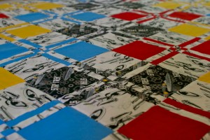 Disappearing 4 patch in Trek, Command Gold, Science Blue and Red Shirt