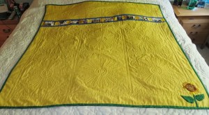 This is also a good view to see how I did my quilting lines!