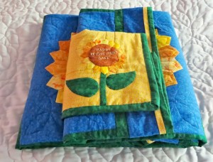 With some creative folding presentation, front of a single square, and the tag got a highlight too!