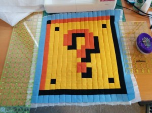 Is it a coin?  Is is a mushroom?   Let's bash our head into it and find out!