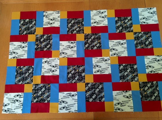 I waste no time in using up some of my Shop Hop fabrics!