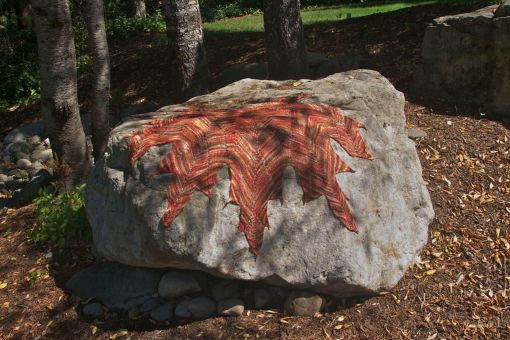 This leaf fell a bit earlier in the year.