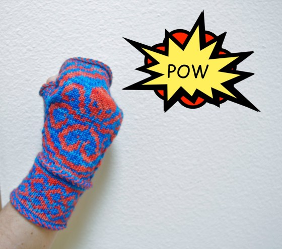 Right in your super-powered keester!