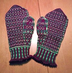 The inside of the thumbs have my initials and are dated.