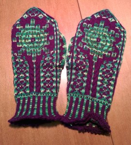 Polonium and Radium as portrayed in yarn and beads