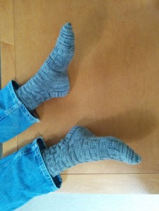 10 days, 2 socks, one at a time.