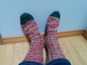 I solemnly swear to try to post my post-production sock fix.